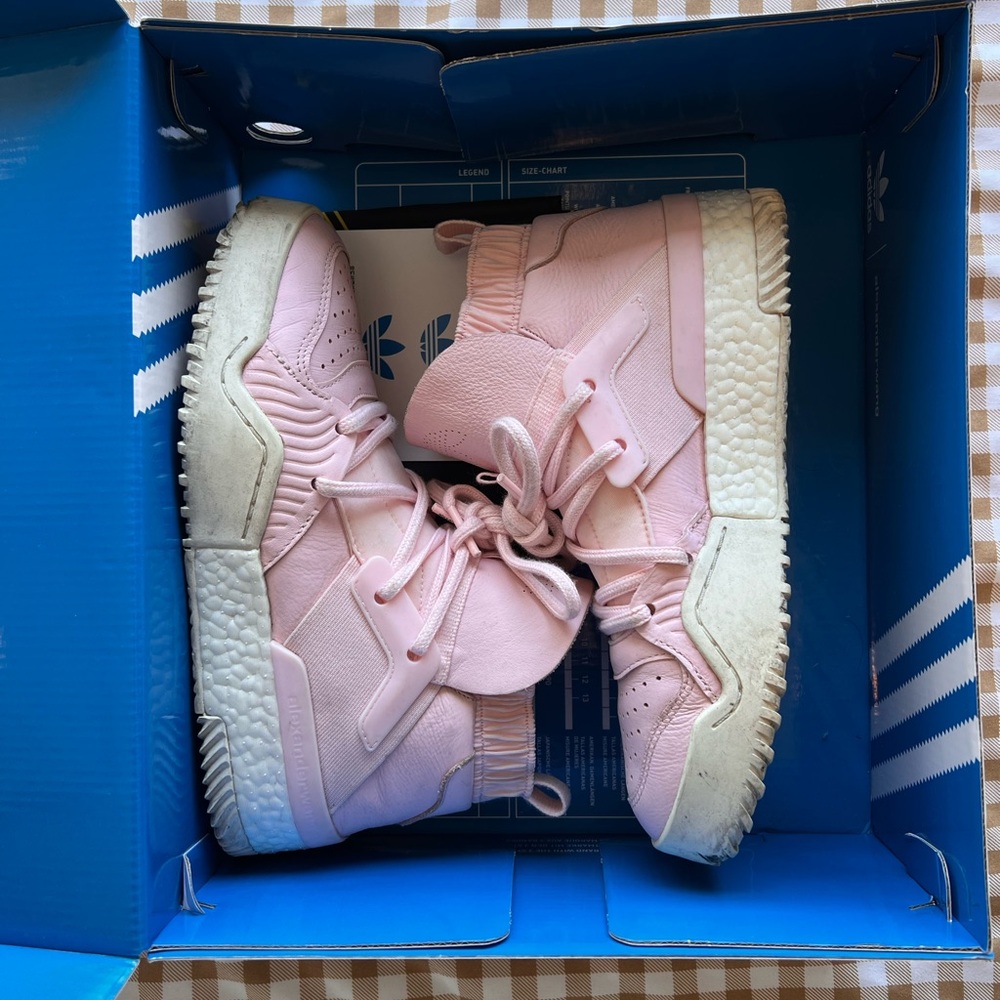 Adidas x Alexander Wang Pink AW B-Ball High-Top Sneakers (Size 39 / US 6.5)